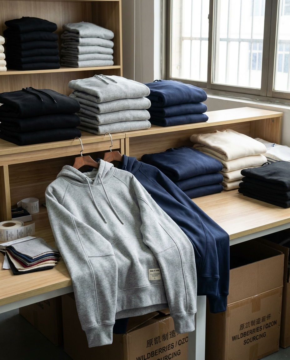 Худи и свитшоты оптом из Китая